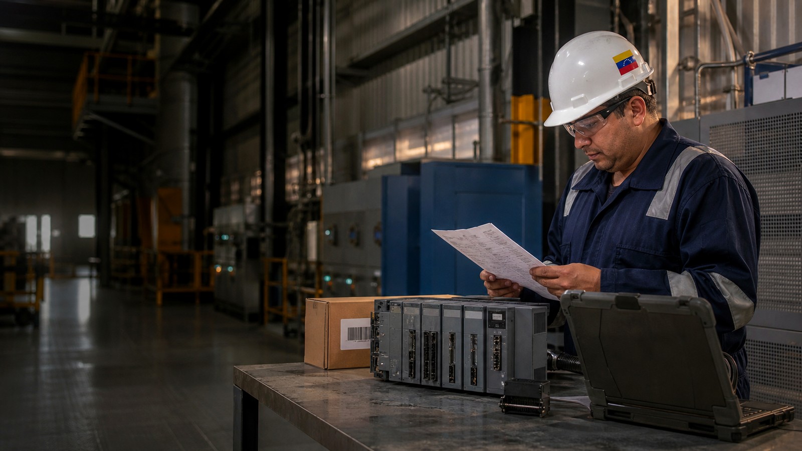 Procura de equipos industriales para Venezuela: imagen referencial de tecnología industrial