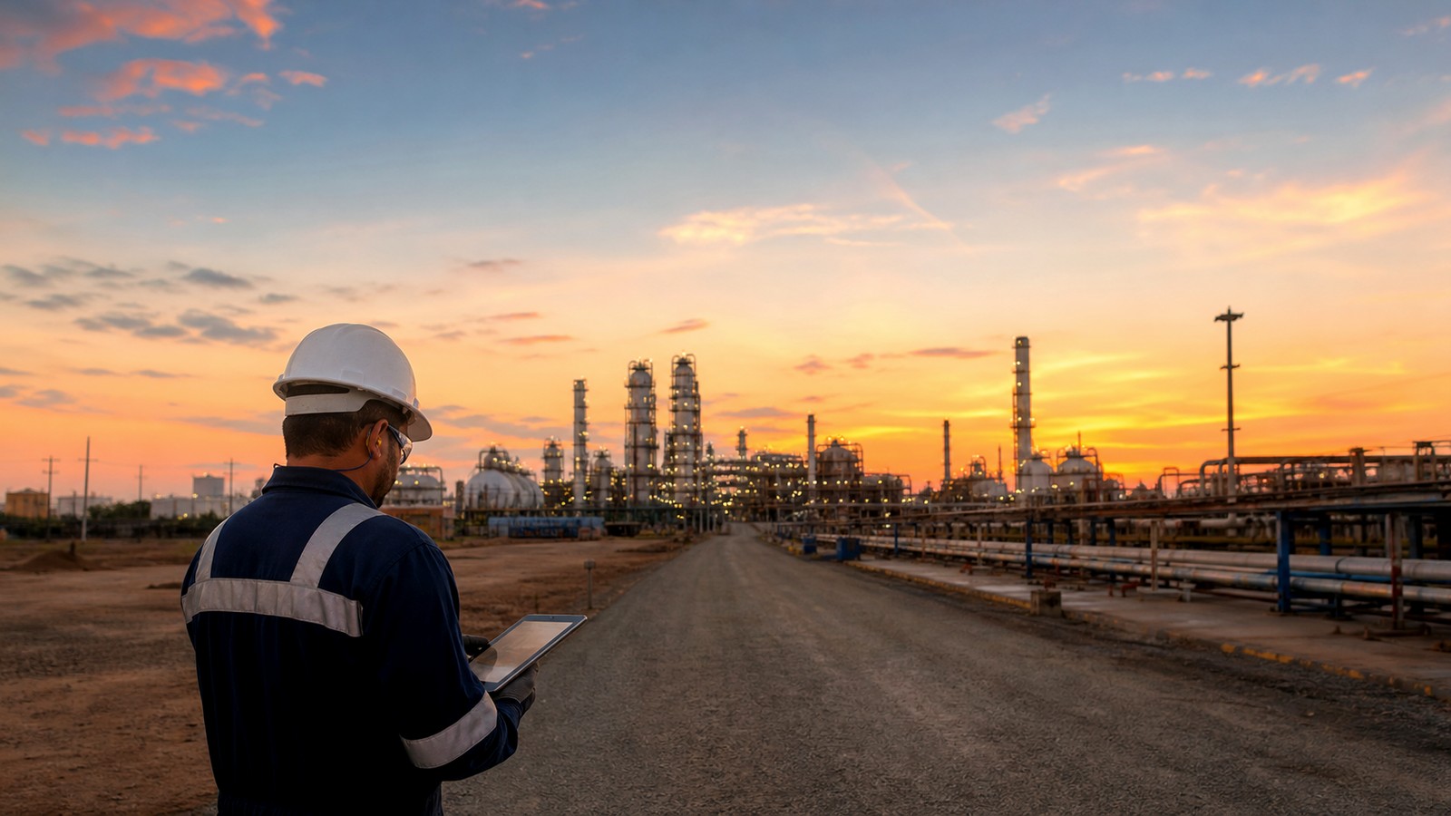 Equipos y repuestos para petróleo y gas en Venezuela: imagen referencial de tecnología industrial