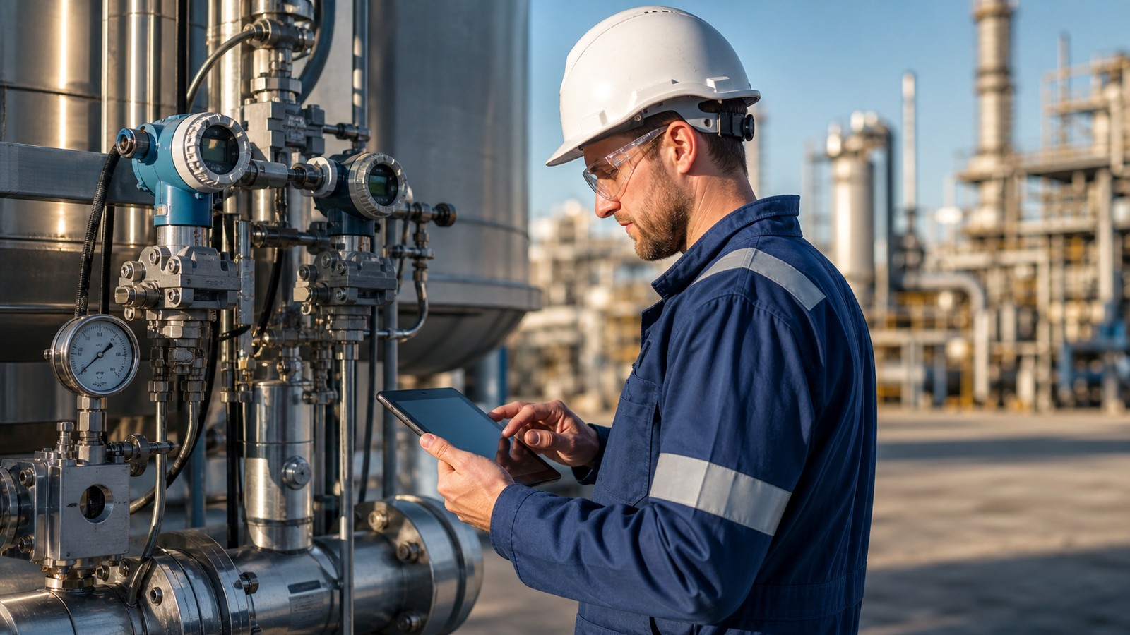 Instrumentación industrial en Venezuela: imagen referencial de tecnología industrial