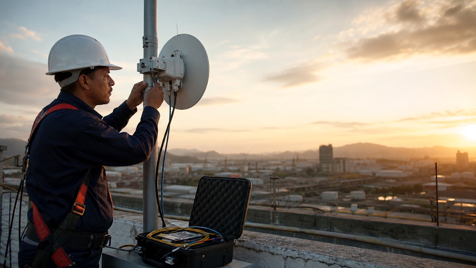 Telecomunicaciones industriales en Venezuela: imagen referencial de tecnología industrial