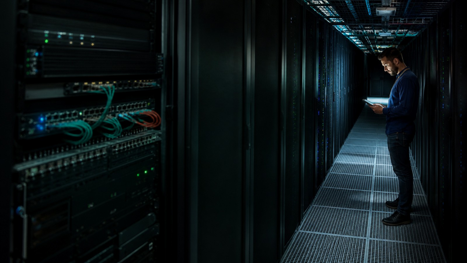 Almacenamiento y centros de datos en Venezuela: imagen referencial de tecnología industrial